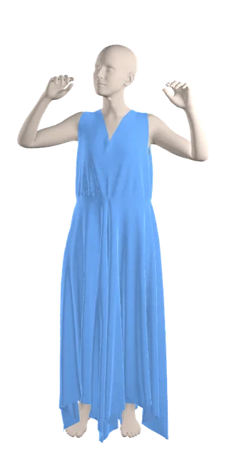 Simulated try-on